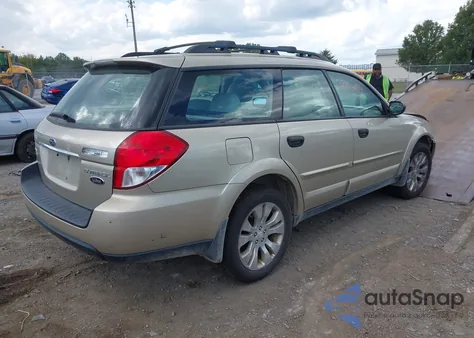 2008 Subaru Outback 2.5I/2.5I L.l. Bean Edition from USA, damaged, VIN 4S4BP61C587318940